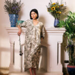 Printed Midi Dress