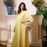 Pastel Eyelet Maxi Dress
