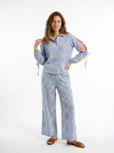 Linen Striped Pants
