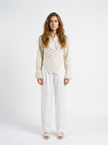 Cross Striped Blouse
