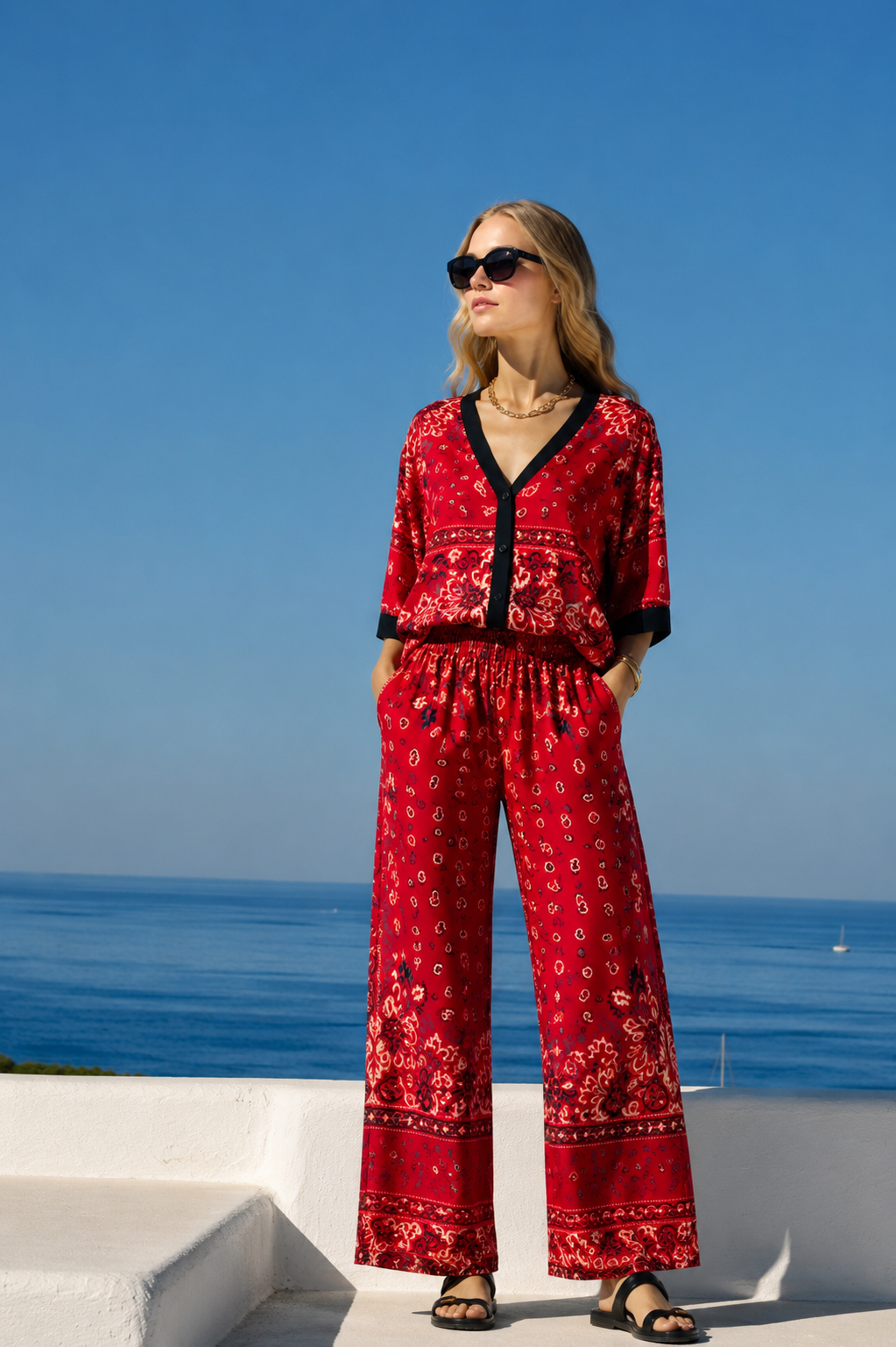 Twenty Three outfit Bandana Print Pants - Image 1